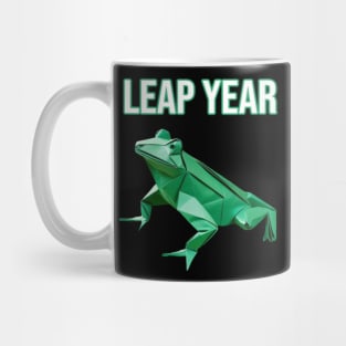 Leap Year Origami Frog - PanfurWare LLC Mug